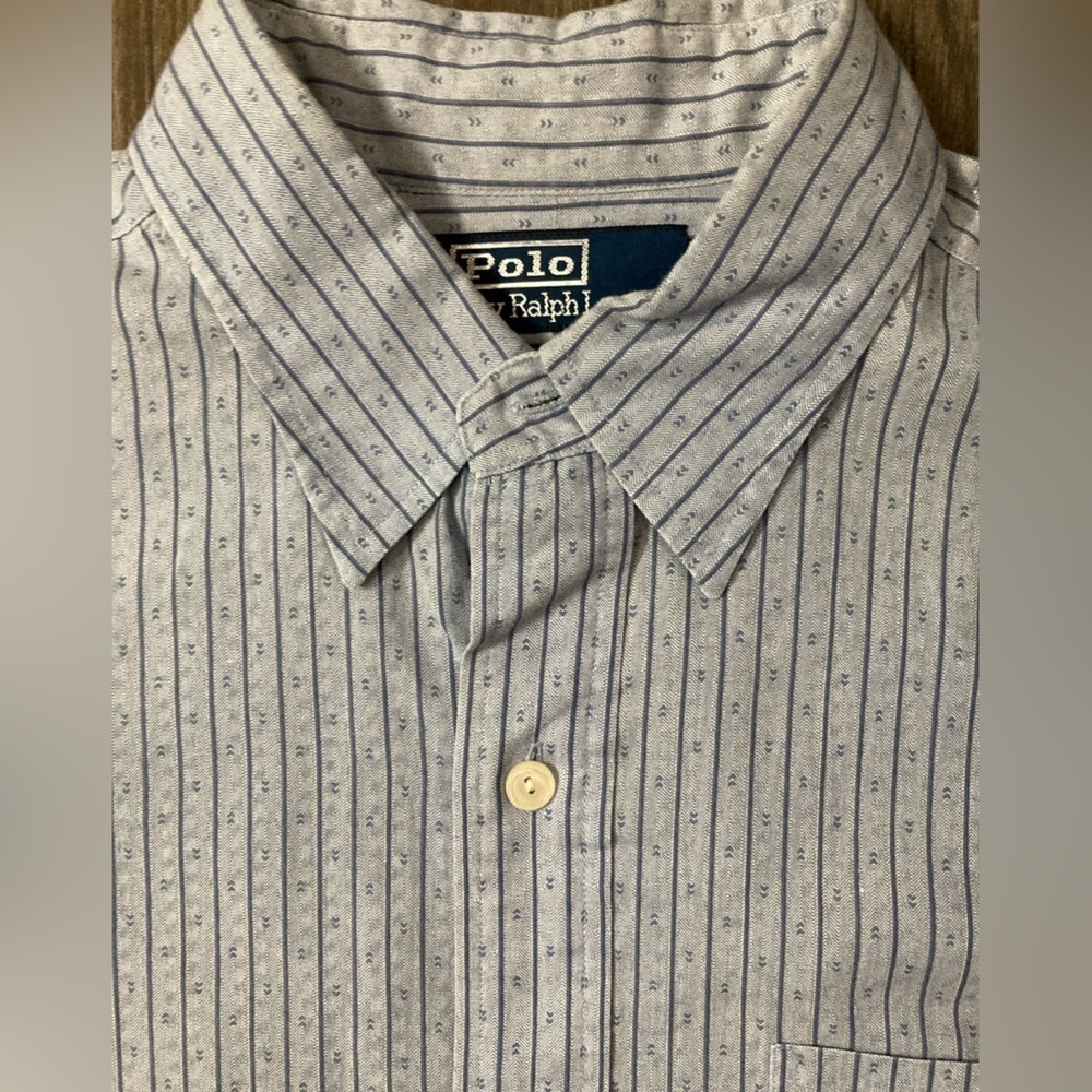 Polo Ralph Lauren Light Blue Jerome Button Down Shirt Size Medium